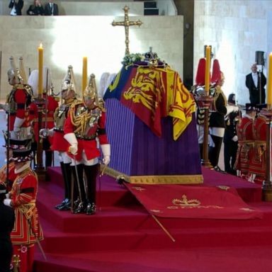 VIDEO: ABC News Live: Queen Elizabeth II now lies in state at Westminster Hall 