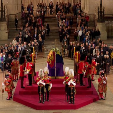 VIDEO: ABC News Live: Queen Elizabeth II lies in state in Westminster Hall