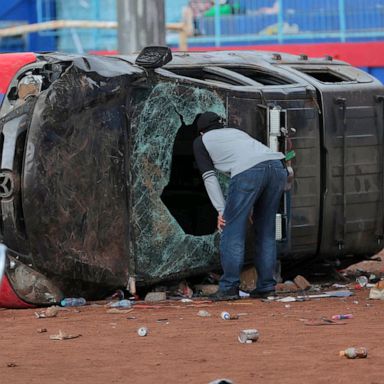 VIDEO: Soccer tragedy, hurricane aftermath, World Animal Day: World in Photos, Oct. 3