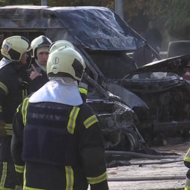 VIDEO: Ukrainian cities hit by Russian missile strikes in retaliation for bridge explosion