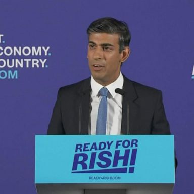 VIDEO: Rishi Sunak takes over as new UK prime minister 