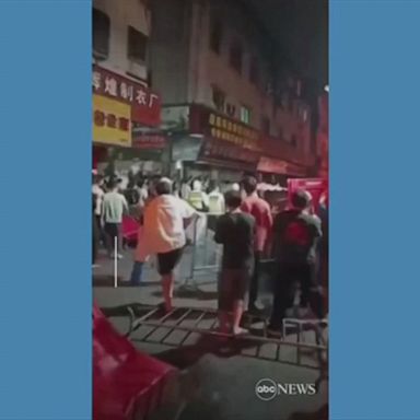 VIDEO: Unrest in the streets over China's 'Zero COVID'