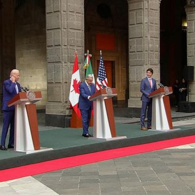 VIDEO: North American leaders hold news conference at leader’s summit