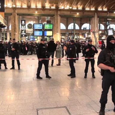 VIDEO: Attack at busy Paris train station leaves several injured 