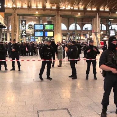 VIDEO: At least 6 injured in attack at Paris train station