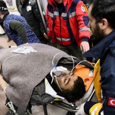 PHOTO: Nearly 11 days after a massive earthquake and powerful aftershocks rocked southeastern Turkey, two men trapped beneath the rubble have been rescued.