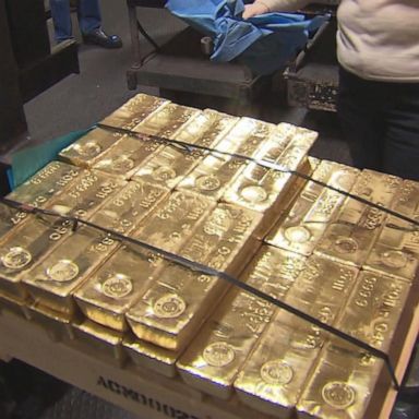 The shipment container, which contained gold bars and other valuables, was stolen from Toronto’s Pearson Airport.