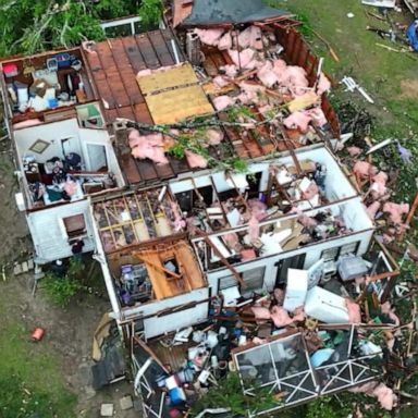 VIDEO: ABC News Live: Multiple tornadoes touch down in the South