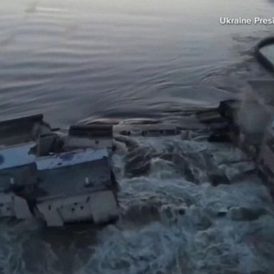 VIDEO: ABC News Live: Flooding reported in Ukraine after major dam destroyed 