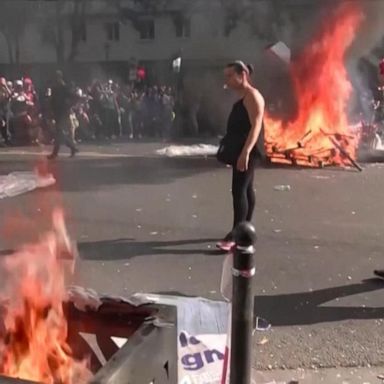 VIDEO: Massive protests break out in France