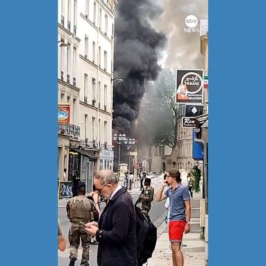 VIDEO: Suspected gas leak explosion injures dozens in central Paris