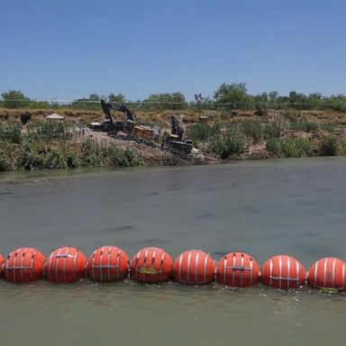 Two bodies have been found stuck in the lines of orange buoys installed by U.S. authorities in the Rio Grande river along the U.S.-Mexico border, Mexican officials said.