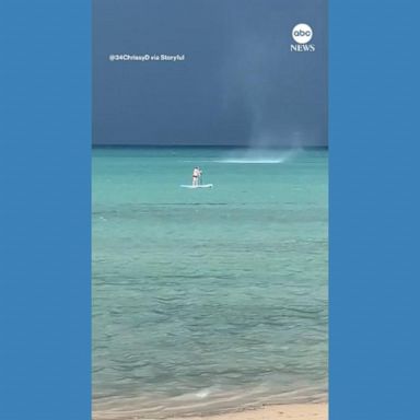 VIDEO: 'Gustnado' spotted at beach in Ontario