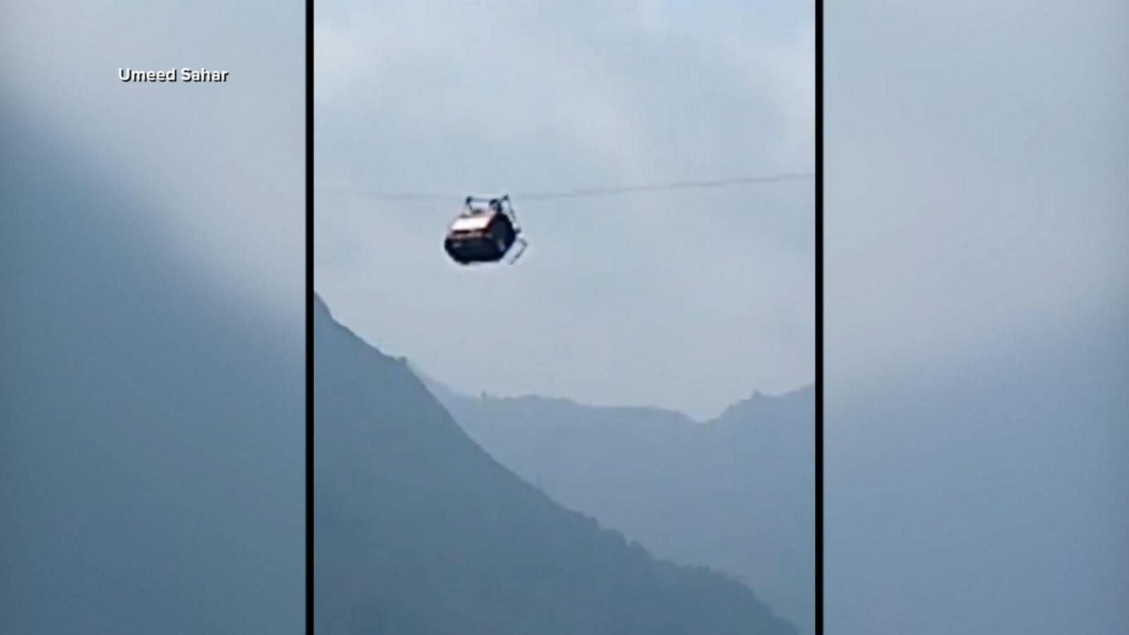 Rescue underway for children dangling from cable car in Pakistan - Good  Morning America