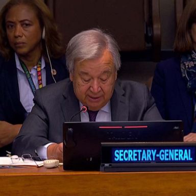 António Guterres criticized world leaders for not doing more about the climate.