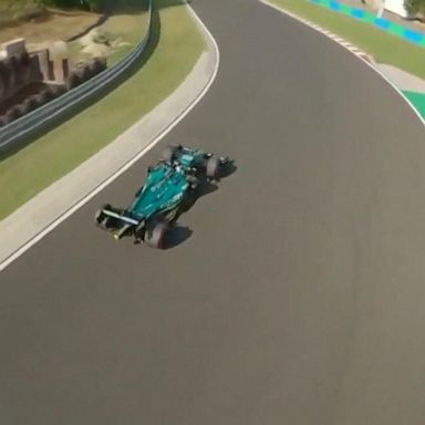 VIDEO: Woman becomes 1st in 5 years to test F1 car