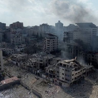 VIDEO: Drone footage shows wide-scale damage in Gaza