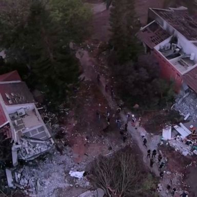 VIDEO: Drone footage shows destruction at kibbutz attacked by Hamas