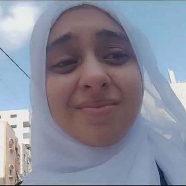 Tala Herzallah, 21, told ABC News on Saturday that she followed the evacuation instructions south but was nearly bombed en route so has now gone back home﻿.