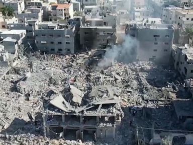 WATCH: Destruction after Gaza refugee camp hit by strikes