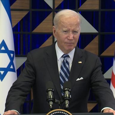 VIDEO: Biden gives remarks following visit with Israeli leaders 