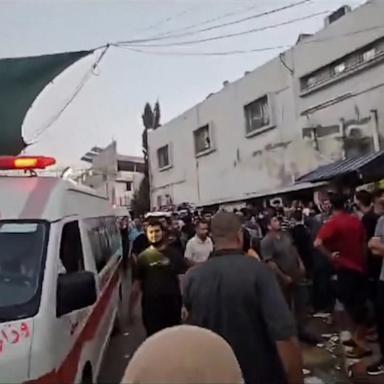 VIDEO: Explosion at major Gaza hospital reported 