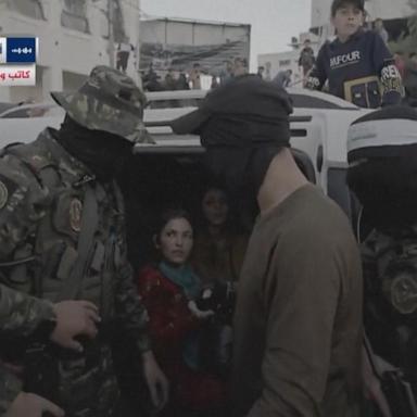 VIDEO: Red Cross transfers 6 Israeli hostages from Gaza