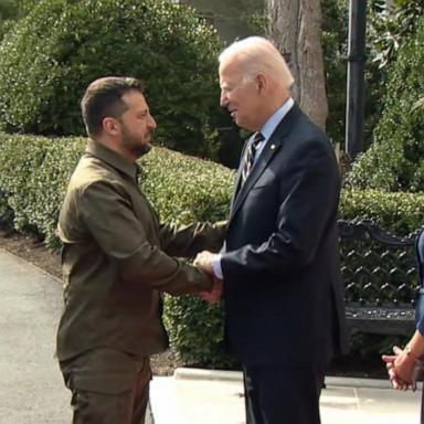 VIDEO: Ukrainian President Zelenskyy visits Washington to push for aid