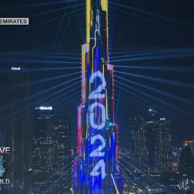 VIDEO: Dubai celebrates the start of 2024