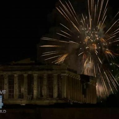 VIDEO: Athens kicks off the New Year