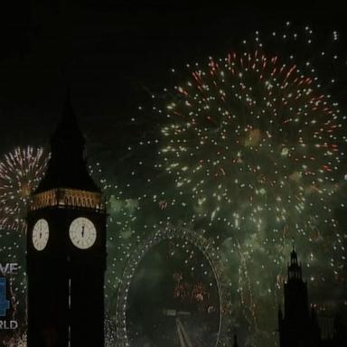 VIDEO: London celebrates ringing in 2024