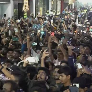 VIDEO: Celebration in India for New Year's