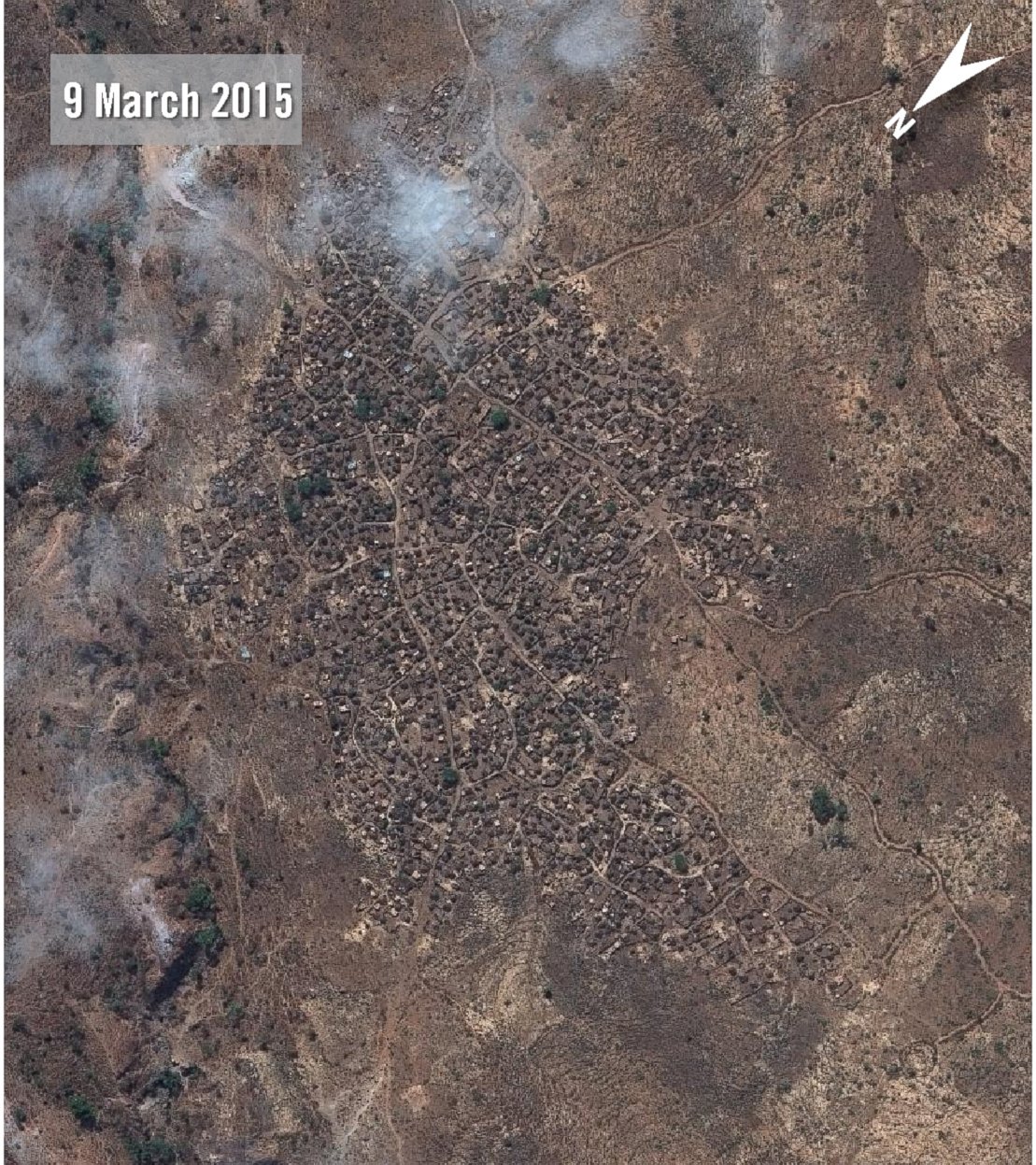 PHOTO: Karmal before - Image from 9 March 2015, shows Karmal village.
