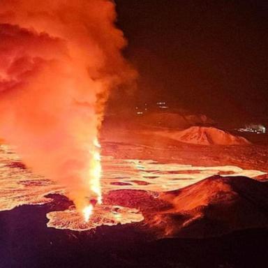 VIDEO: Volcano erupts in Iceland for 3rd time in 2 months