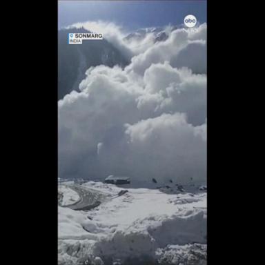 VIDEO: Powerful avalanche captured by eyewitness in India