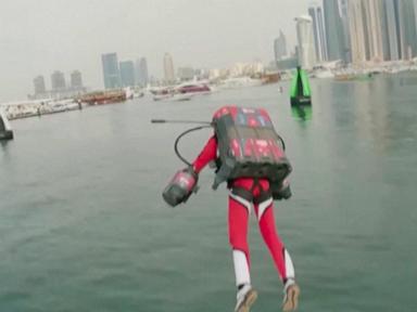 WATCH:  Jet suit racers take to the skies in Dubai