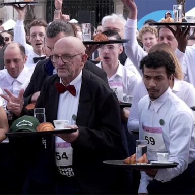 VIDEO: Paris revives historic waiters' race after 13-year break