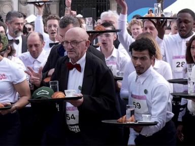 WATCH:  Paris revives historic waiters' race after 13-year break