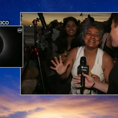 VIDEO: Watch the total solar eclipse in Mazatlán, Mexico