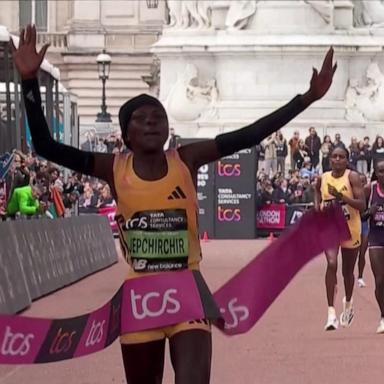 VIDEO: Dramatic finish Sunday at London marathon