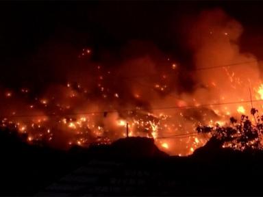 WATCH:  Delhi residents choke on fumes from massive landfill fire