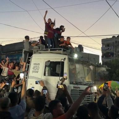 VIDEO: Celebrations in Israel and Rafah as Hamas agrees to a cease-fire proposal