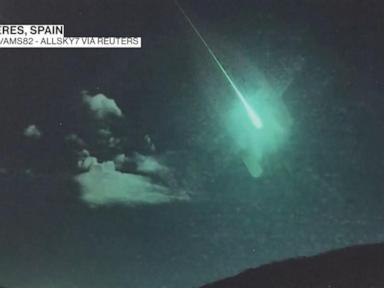 WATCH:  Comet lights up the sky over Spain and Portugal