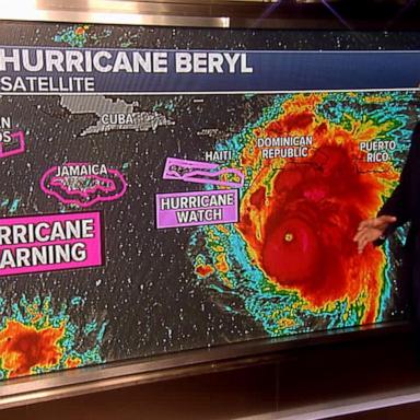 VIDEO: Record-breaking Hurricane Beryl hits the Caribbean