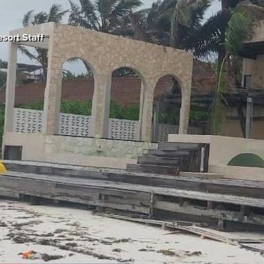 VIDEO: Hurricane Beryl makes landfall in Mexico as a Category 2 storm