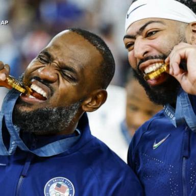 VIDEO: US men’s basketball team wins gold, breaking makes Olympic debut