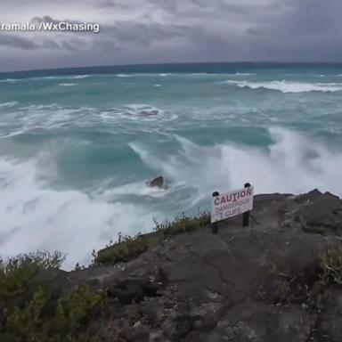 VIDEO: Ernesto brings damaging rain to Bermuda