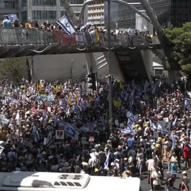 VIDEO: Massive protests criticize Israeli leadership after hostages found dead 