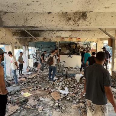 VIDEO: Israeli strike on Gaza school kills 6 UN workers