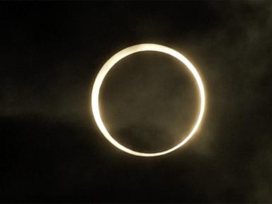 WATCH:  'Ring of fire' eclipse wows stargazers